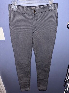 We The Free Womens Black & White Checkered Skinny’s